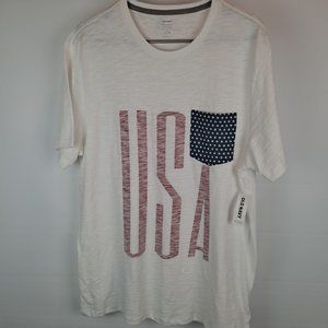 NEW USA Patriotic T-Shirt Unisex by Old Navy Sz LG